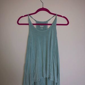 blue light tank top